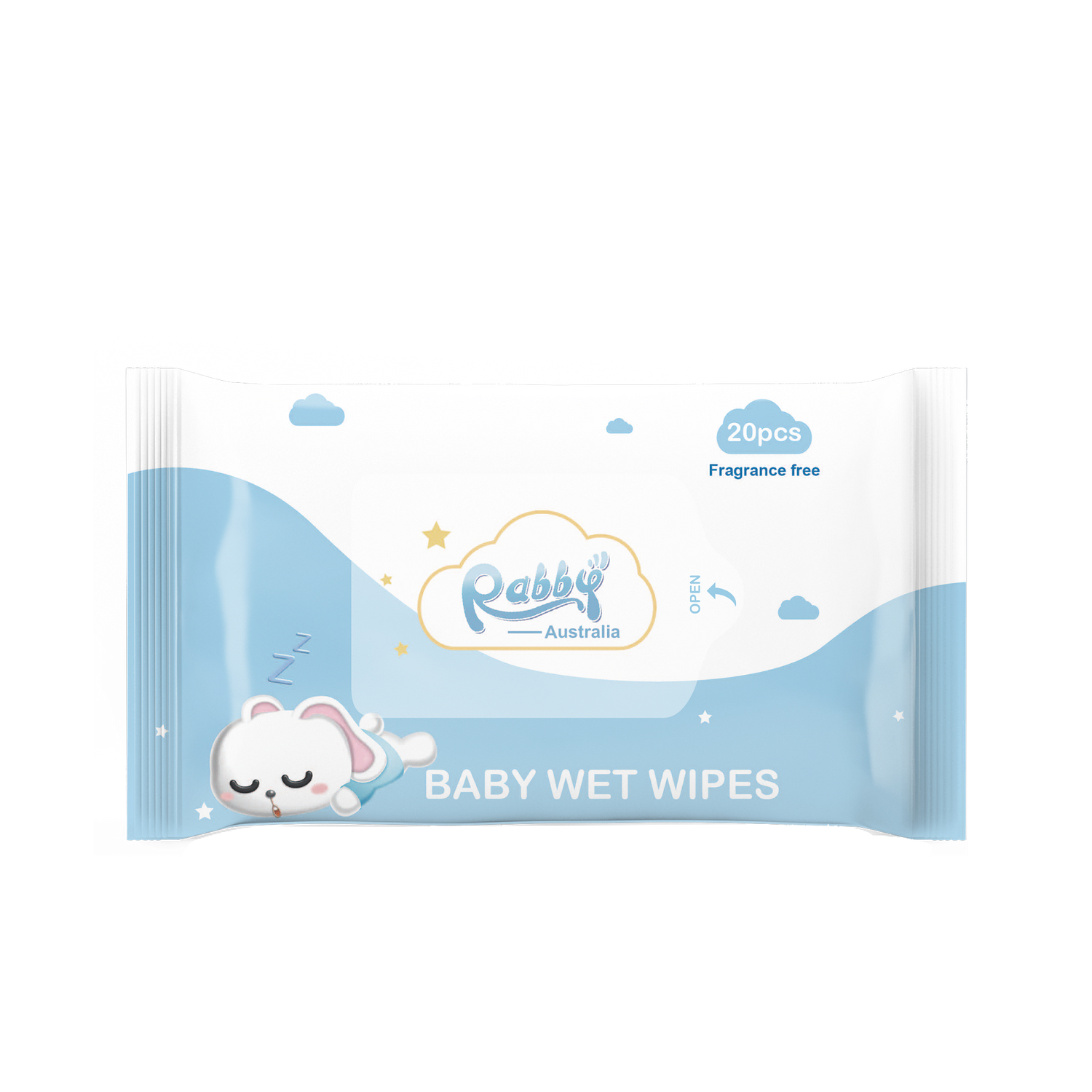 Gentle to Skin Baby Wet Wipes 20Pcs