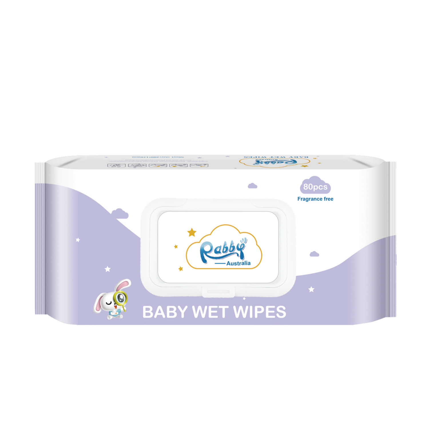Premium Baby Wet Wipes 80Pcs