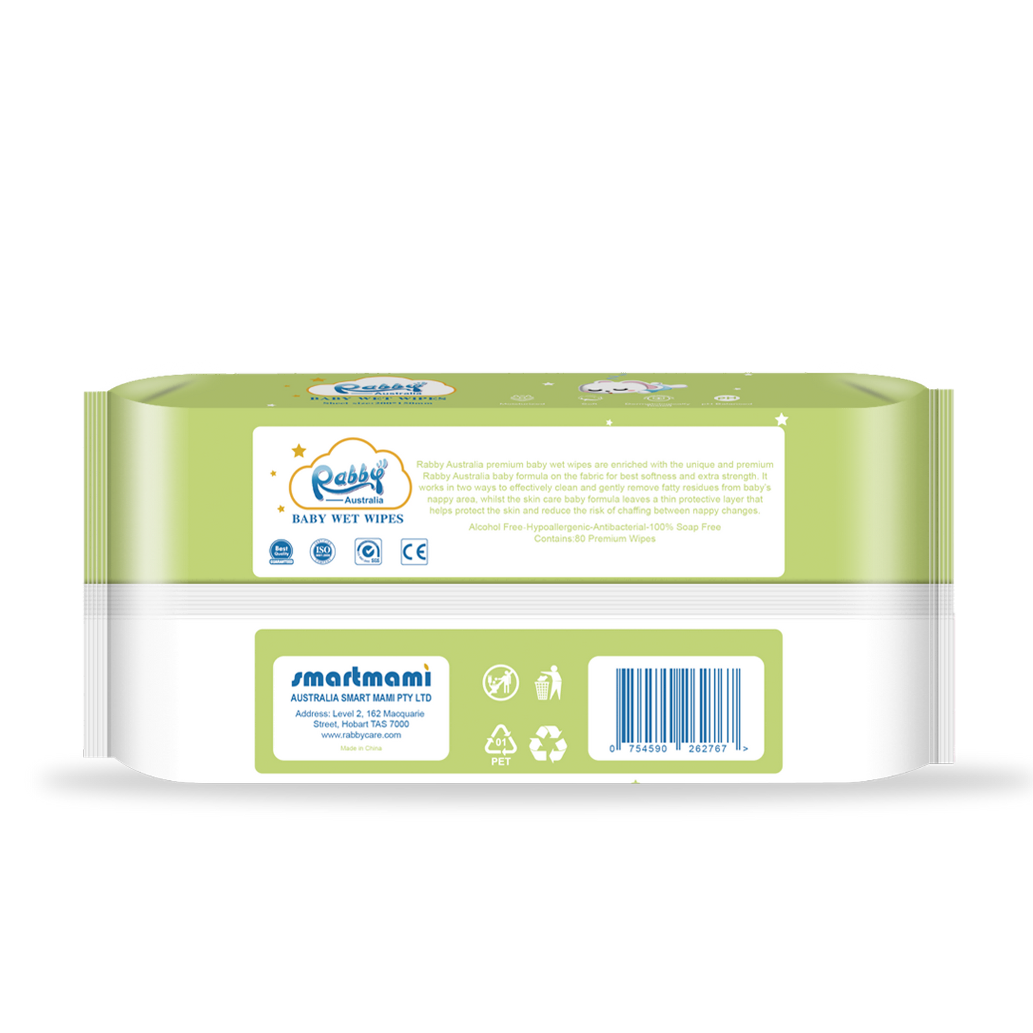 Bamboo Baby Wet Wipes 80Pcs